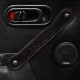 Door Pulls, Real Leather "Roadster " Embossing Stitched Design